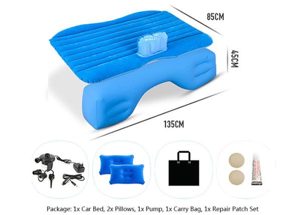 Wear Resistant Car Travel Inflatable Mattress With Blow Up Pump Various Color