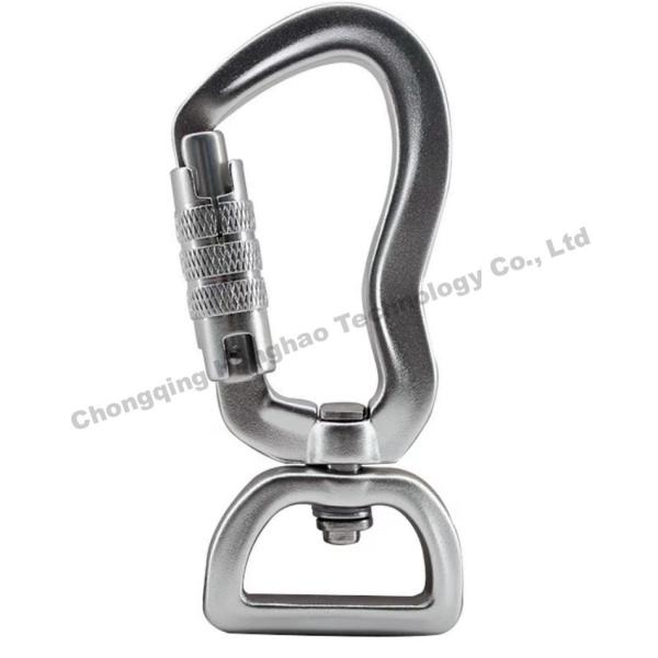 11.4KG Pet Leash Automatic Lock Rotating Buckle with Aviation Aluminum Alloy Hardware