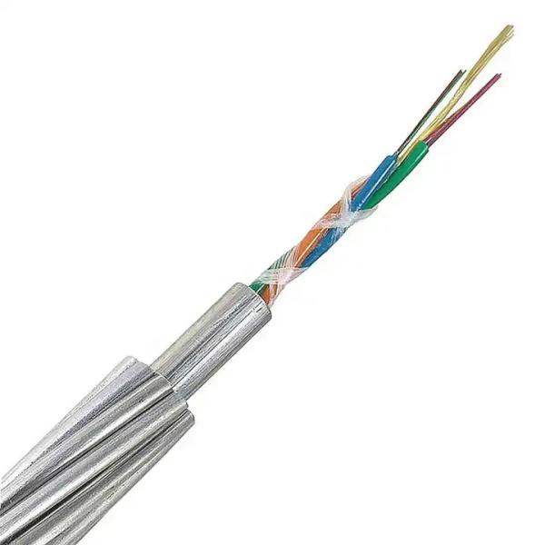 OEM Customized Fiber Optic Cable 24 Core - 144 Core G655C G652D OPGW Fiber Optic Cable