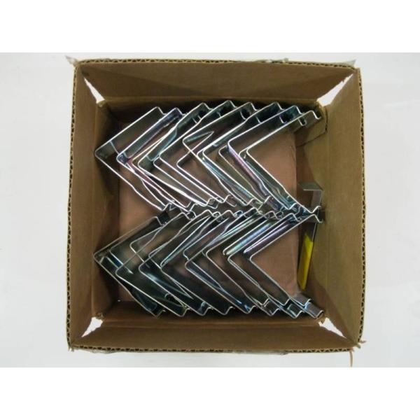 Металлическая застежка из покрытой порошком стали для закрепления многоразовых деревянных коробок и судоходных ящиков