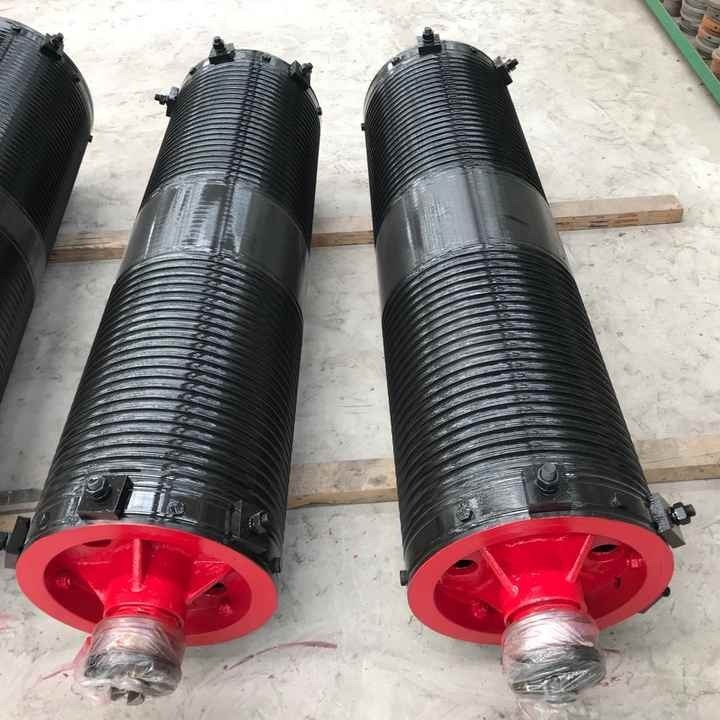 Seamless Steel Tube Wire Rope Drum for Overhead Crane Trolley | HGCRANE Custom Hoist Rope Drum Assembly