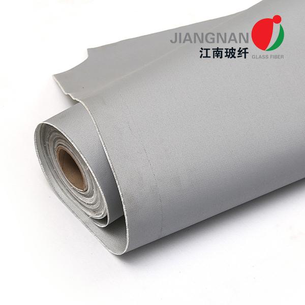 3732 0.45mm Grey PU Coated Fiberglass Fabric Cloth For Welding Blanket