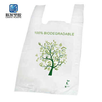 Plastic Compostable Shopping Bag 100% Biodegradable