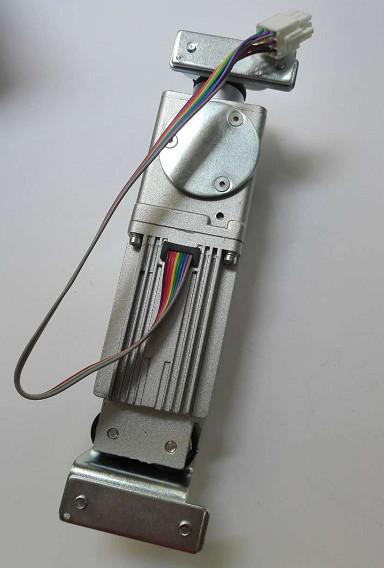 Square Slivery White Brushless Electric Motor Of 24VDC And 75W For Auto Sliding Door