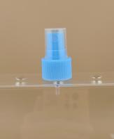 Cosmetic Bottles Blue Ribbed Fine Mist Sprayer Trigger K302