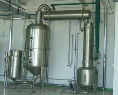 Triple Effect Falling Film Evaporator Forced Circulation For Heat Sensitive Material