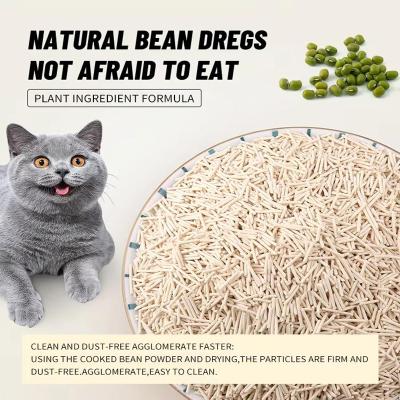 Pet Products Natural Cat Litter 1.5mm Biodegradable Clumping Odor Control Tofu Sand Litter