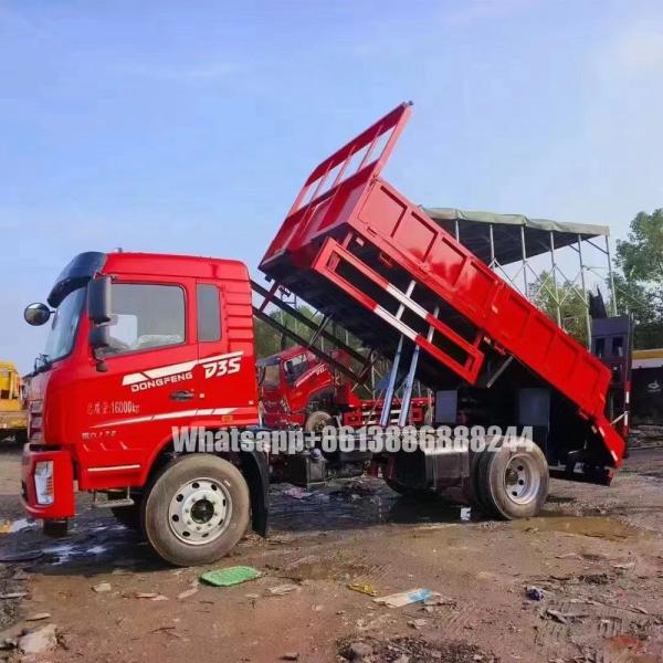 Platform Truck With Dump  Flatbed Dump Truck   Flatbed Truck With Self-unloading