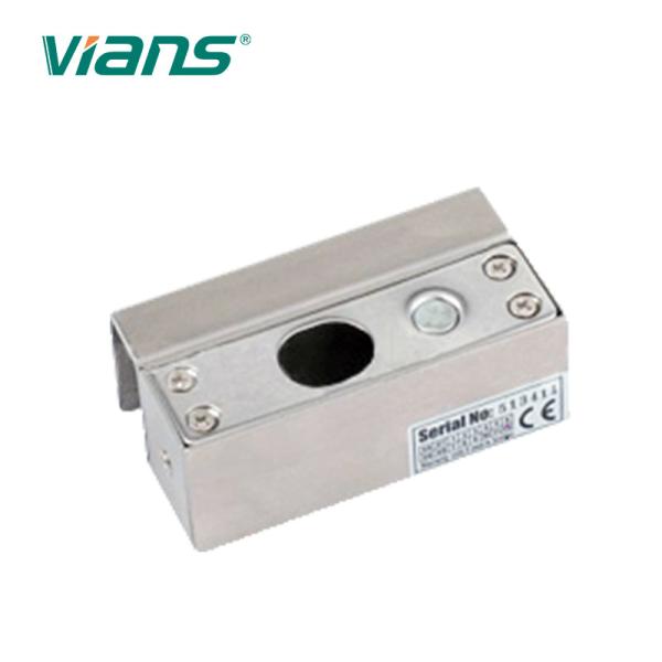 Electric Bolt Lock Brackets L Shape Stainless Steel Frameless Glass Door Application