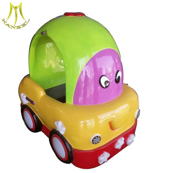 Hansel  2018 factory selling fiber glass kiddie rides coin fiber glass car rides