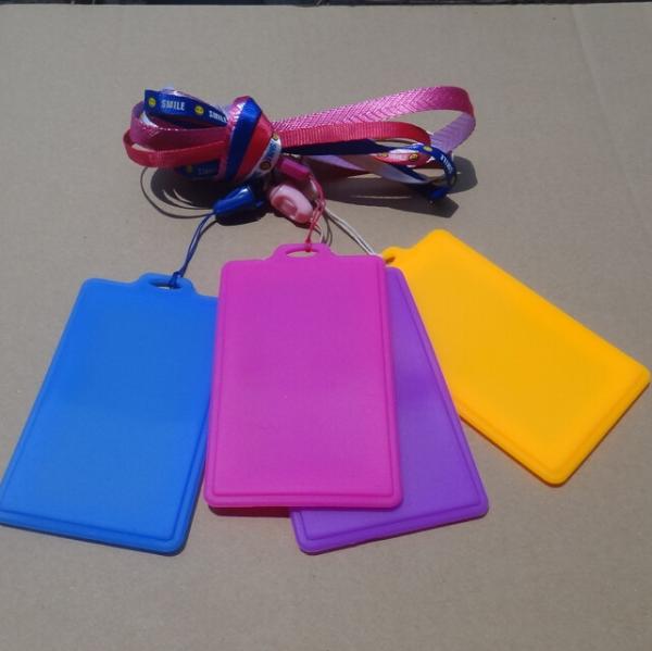 Promotion Gift Silicone Credit Card Holder / Bus Card Cover / Business Card Holder
