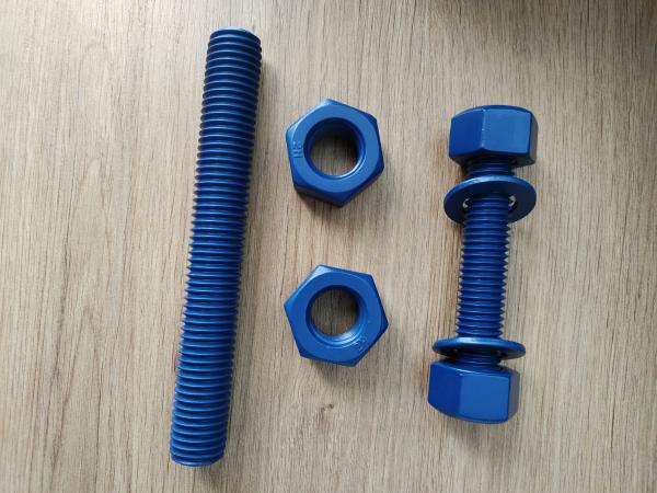A193 B7/A320 L7 Fully Threaded Studs with Corrosion Resistance PTFE Coating
