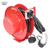 Auto - impulsión de la primavera del carrete de cable de extensión del rebobinado para carrete de la manguera eléctrica del coche plano/de la grúa/de la carretilla elevadora