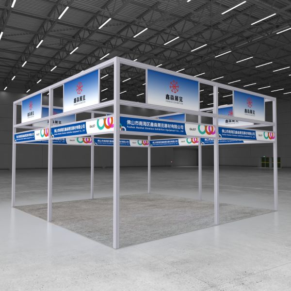 Saudi Arabia Aluminum Modular Shell Scheme Booth for Tradeshow and Event, Exhibition Booth 3x3 &3x6m Supplier in china, Octanorm and Maxima Booth