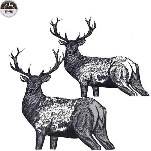 Unique Custom Made Embroidered Patches For Jeans , Jackets , Clothes