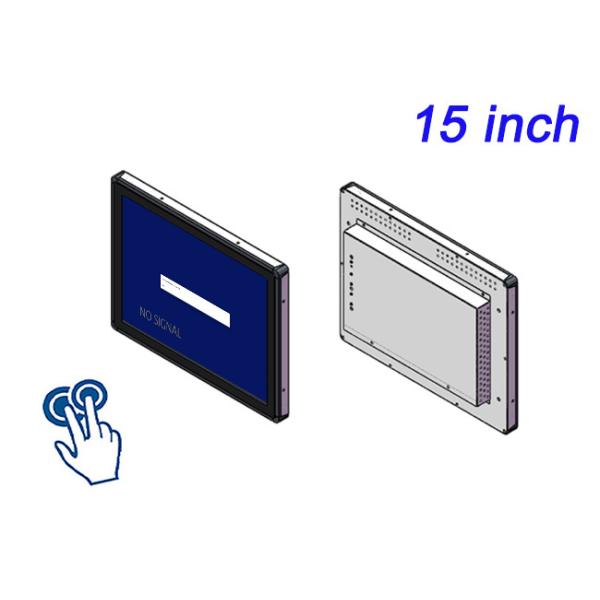 15-Inch Embedded Touch Screen for Security Panels, Warehouse Automation, Process Monitoring, and Vending Machines