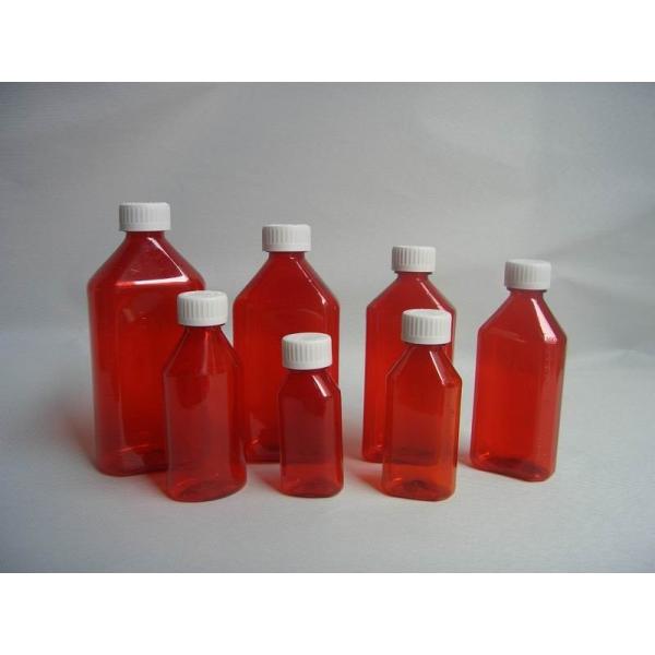 Бутылки медицины ЛЮБИМЦА медицинской ранга жидкостные, бутылки фармации непахучего уплотнения янтарные овальные