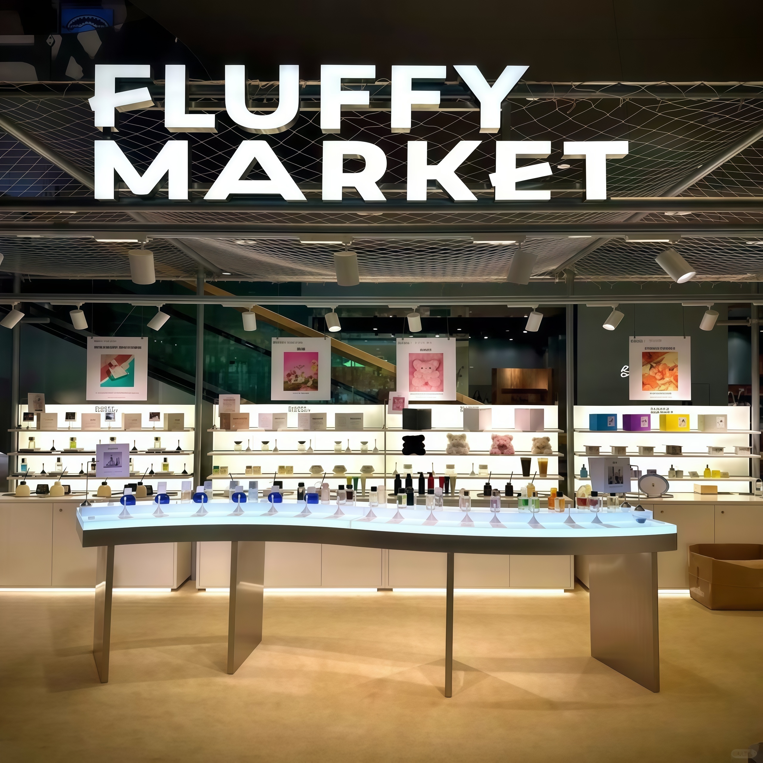 Custom LED Lit Perfume & Skincare Display Cabinets for Retail Boutique Stores-Eco-Friendly Stainless Steel & Glass Furniture