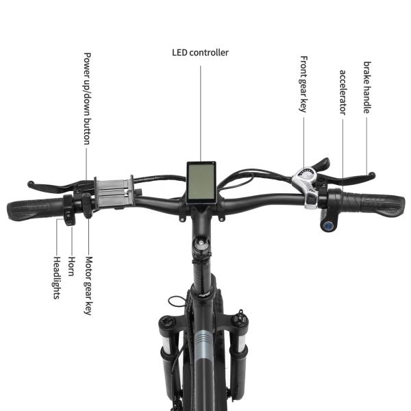 30-50Km/h Women'S Electric Fat Tire Bike Lithium Battery Female Electric Bike