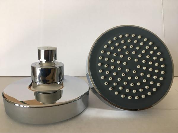 ABS plastic material 4inch round chrome plating shower head top shower rain shower wholesale