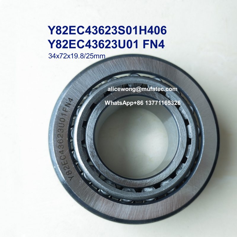 Y82EC43623S01H406/Y82EC43623U01FN4 Дюймовые конические роликовые подшипники 34x72x19.8/25 мм для автомобильных подшипников