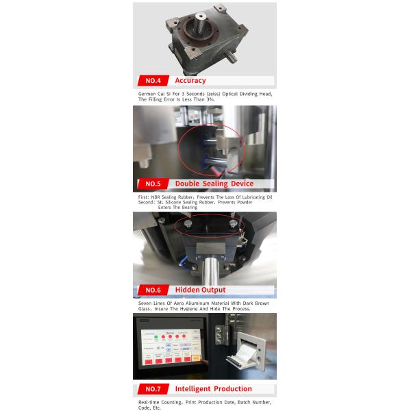 Pharmacy Capsule Filling Machine Hard Gelatin Powder Filling Capsule Machine