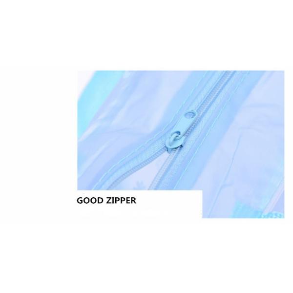 OEM Foldable PVC Cosmetic And Toiletry Bags Portable Makeup Bag With Zipper