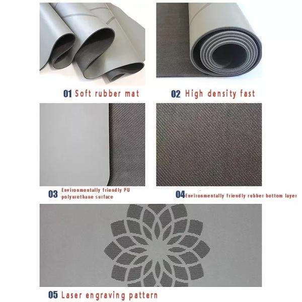 wholesale pu yoga mat, Pilates, Natural rubber yoga mat, Pilate yoga mat, anti slip polyurethane, large exercise mat