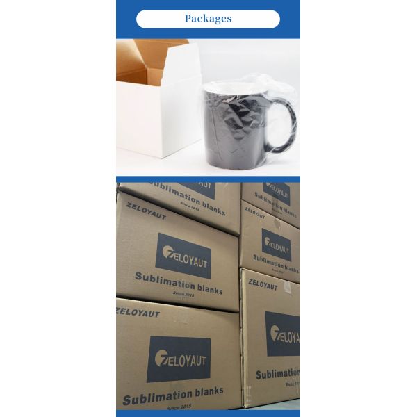 Factory Direct Sublimation Ceramic Cups Gradient Design Sublimation for Mugs for Promotional & Business Gifts