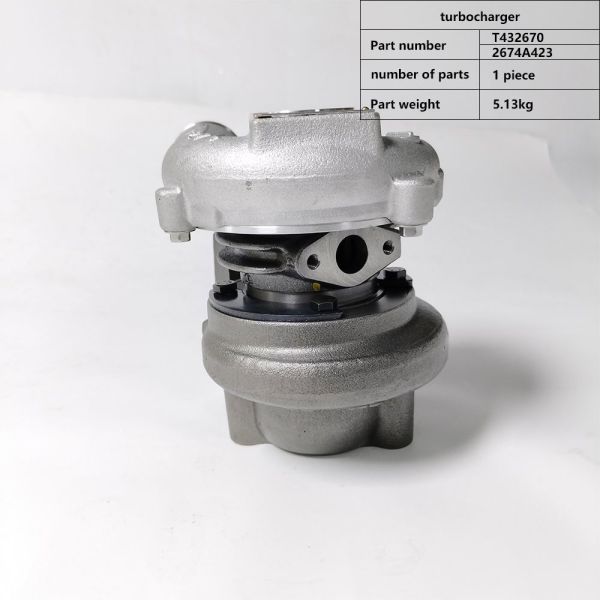 Perkins 1103 Series Turbocharger T432670 2674A423 558-6961