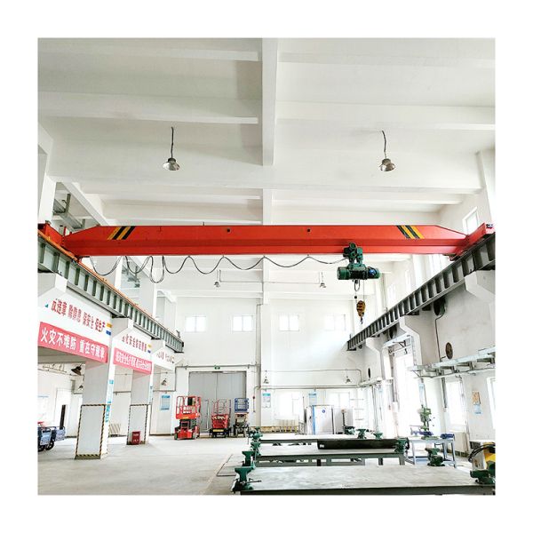 Single Beam Overhead Crane with Metallurgy Wire Rope Electric Hoist and Wireless Remote Control for 20T Max Lifting Load