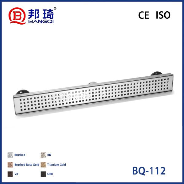 BQ-112 Drainage de plancher américain en acier inoxydable