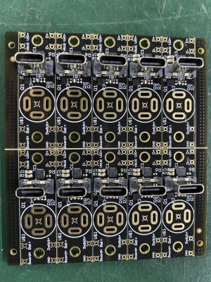 PCB Assembly Plate With ENIG 1U 0201 Capacitor Hole Copper Plating≥ 20um
