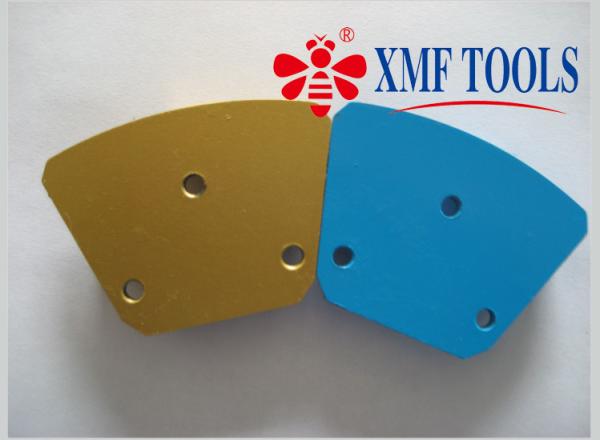 100mm  4 Inch Diamond Cup Wheel  ,   Wedge Double Row Cup Wheel  Blue Yellow