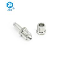 Conector masculino de aço inoxidável do cilindro de gás do NPT dos encaixes de tubo UNI4412 316