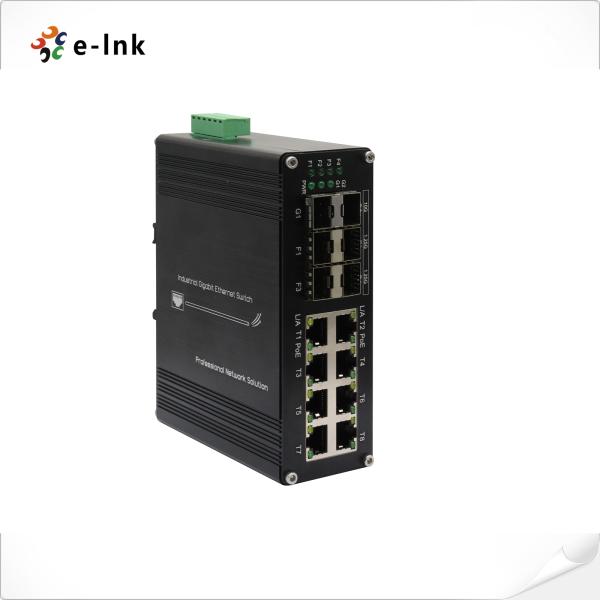 Commutateur Ethernet industriel à 8 ports 10/100/1000T + à 4 ports 1G SFP + à 2 ports 10G SFP+