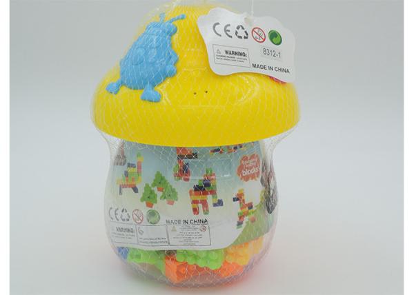 2  Interlock Kids Plastic Building Blocks , Mushroom Box Educational Building Blocks