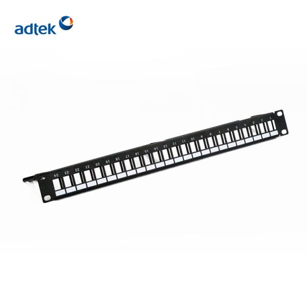 RJ45 Cat6 UTP 24 Port Patch Panel Blank 25 Year Warranty