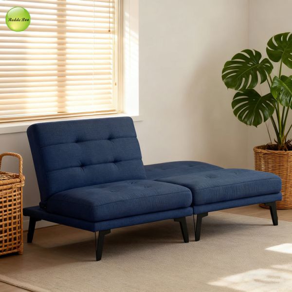 Modular Armless Loveseat Sleeper Folding Couch Bed Sofa For Lounges Customized