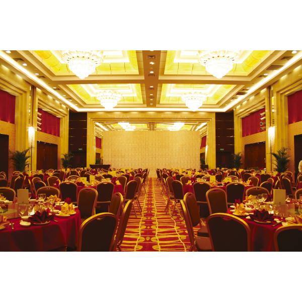 Modern Stackable Conference Chairs Metal Legs Banquet Chair