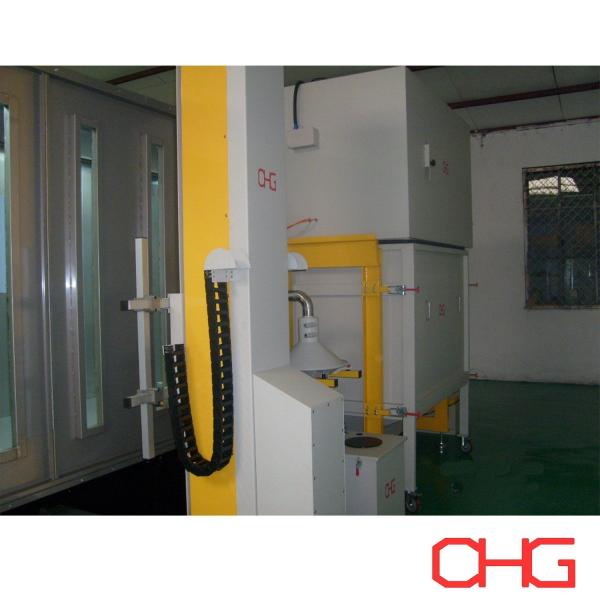 Customized Manual Powder Coating Line with Carbon Steel Spray Booth