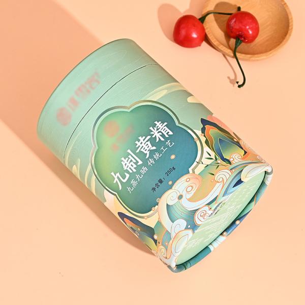 Консервные банки чая кофе пустой бумажной трубки цилиндра картона качества еды упаковывая