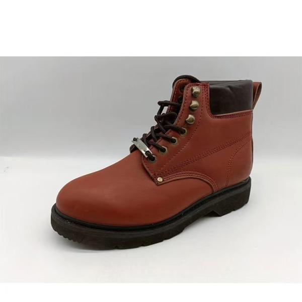 Style décontracté Martin Boots Orange Chaussures de moto Hommes Style britannique