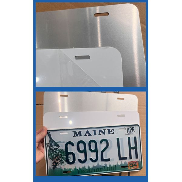 Wholesale Sublimation Car License Plate Blanks 12x6 Inch Personalized Custom Aluminium Car Nameplate Hide