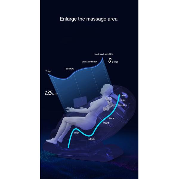 Seat Sponge Zero Gravity Massage Recliner Waist CB SAA For Home LCD SPA