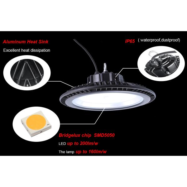 IP65 Waterproof 200 Watt LED High Bay Light , Warehouse High Bay Lighting No IR / UV Radiation