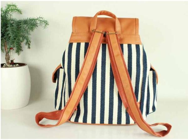 2016 retro wave of men and women leisure travel bag backpack schoolbag