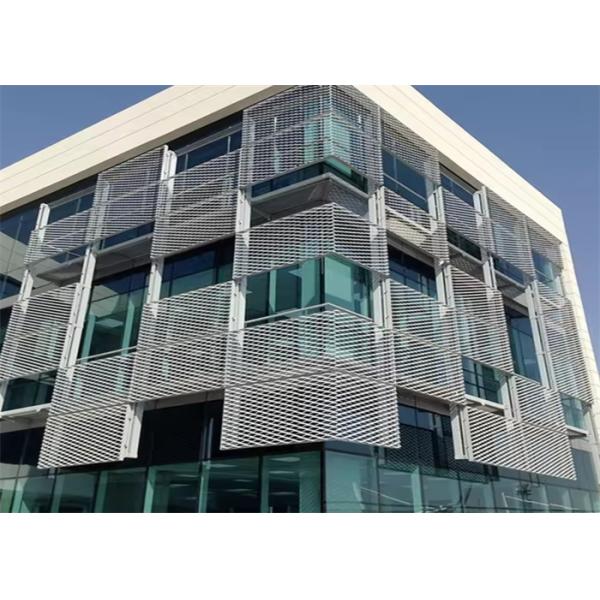 50mm hole size Aluminium Expanded Metal Mesh for Building decoration