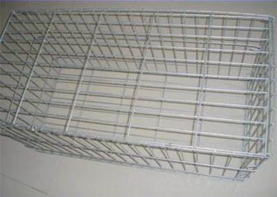 Zinc Coated Welded Wire Gabions Baskets , Stone Filled Wire Cages