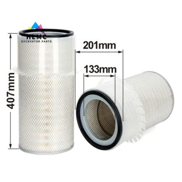 Construction Machinery Parts Air Oil Filter Kit  Excavator Fuel Assembly XG820 HD700-5/7 PC200-2